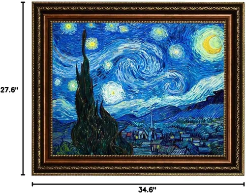 Vista 150 de ELITEART -Van Gogh (12x16, La noche estrellada)