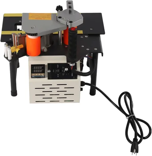 Vista 7 de LOYALHEARTDY Máquina de bandas de borde para carpintería Máquina de bandas de borde de pegado automático portátil de dos lados para industria