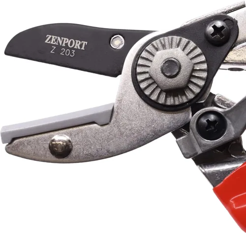 Vista 6 de Zenport Z203 Podadora resistente, acción de yunque, asas rojas, acero, 8.5 pulgadas