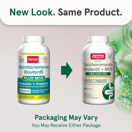 Vista 2 de Suplemento de Jarrow Formulas Sacharomyces boulardii y MOS, SAC, individual, 1, 1
