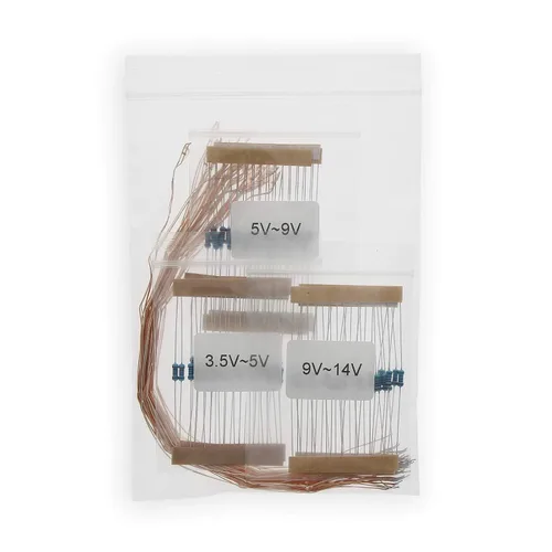 Vista 7 de Evemodel 30 unids pre-cableado micro Litz alambre Bule 0603 SMD LED luz 7.8 '' alambre resina cubierta impermeable CD0603B