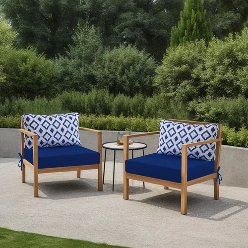 Vista 78 de idee-home Cojines impermeables para asiento de exteriores, para muebles de patio, cojines de repuesto para asiento profundo Hampton Bay