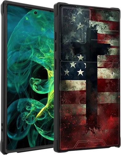 Vista 194 de Funda para Galaxy A36 5G/A56 5G con cubierta de cámara deslizante, resistente de doble capa híbrida a prueba de golpes, funda protectora resistente