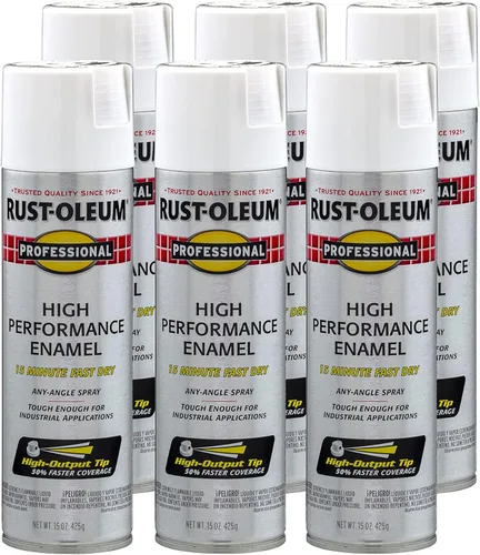 Vista 43 de Rust-Oleum 7515838 Pintura en aerosol de esmalte profesional de alto rendimiento, 14 onzas, aluminio