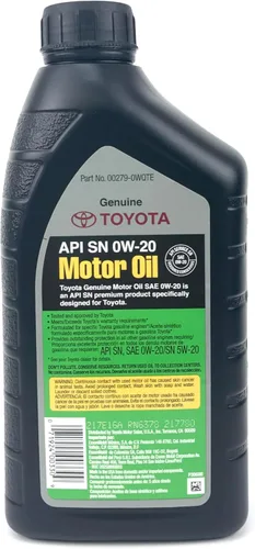 Vista 4 de Toyota Caja de 12 cuartos de aceite completamente sintético 0W-20