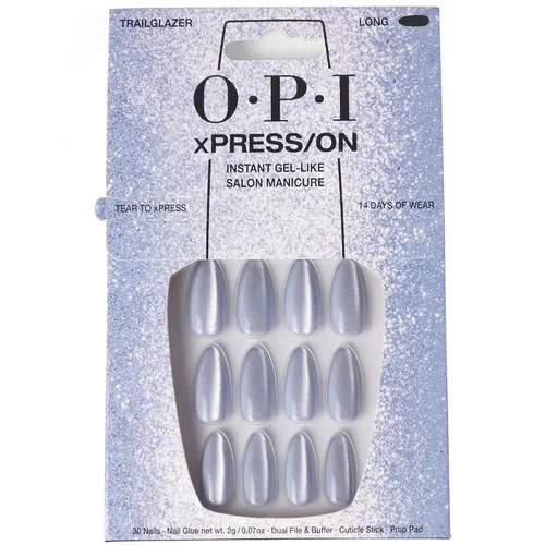 Vista 16 de OPI xPRESS/ON Press on Nails Short Round Classic, Long Almond & Coffin Shape Press-On Professional Nail Art Kit