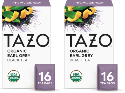 Vista 10 de TAZO Bolsas de té Earl Grey orgánico, té negro con cafeína, 16 bolsas de té en total