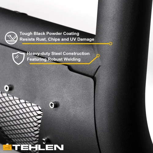 Vista 3 de 714937183063 Compatible con Ford F150 2004-2023 Expedition 2003-2017 Lincoln Navigator 2003-2014 Mark LT 2006-2008 Barra de toros serie malla