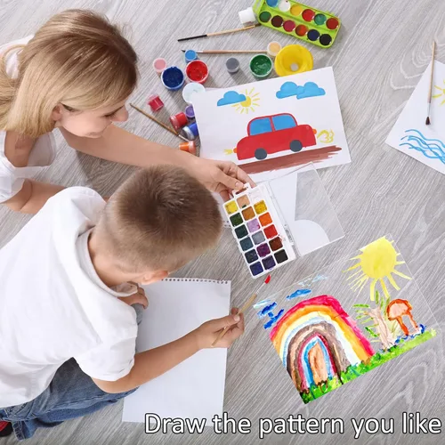 Vista 7 de Queekay Paquete de 20 Láminas de Acrílico Transparente de 4" x 6" Paneles de Plástico Fundido Transparente con Papel Protector para Proyectos