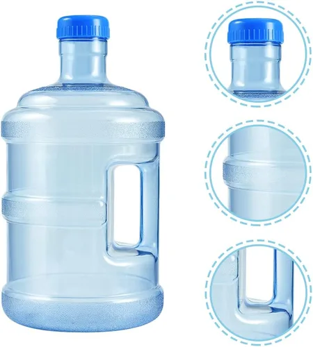 Vista 4 de BESPORTBLE Jarra de agua de 7.5L: camping, hogar, oficina, azul, policarbonato, a prueba de fugas