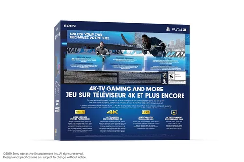 Vista 3 de Sony PlayStation 4 1TB Pro Console - NHL 20 Bundle Edition - PlayStation 4