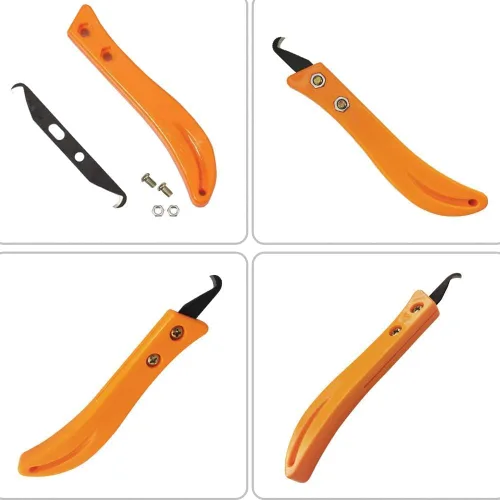Vista 6 de Headley Tools Cuchillo utilitario de hoja de gancho, herramienta de extracción de agarre de golf con cuchillas para regriptar palos de golf