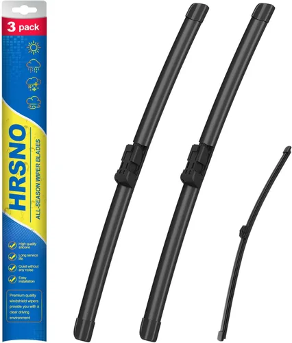 Vista 21 de Limpiaparabrisas de 22 + 22 pulgadas con limpiaparabrisas trasero de 15 pulgadas, repuesto automotriz para Ford Expedition 2009-2016, fácil