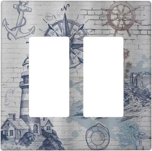 Vista 101 de Cubiertas de Placas de Pared Dúplex Individual con Sol Minimalista Moderno de Palabras Inspiradoras Abstractas Boho, Cubierta de Interruptor de Luz