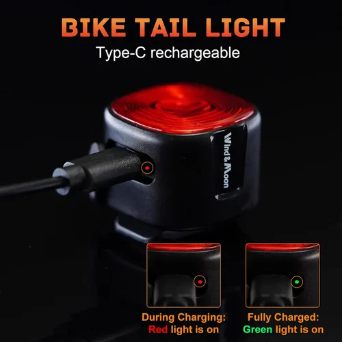 Vista 7 de Bike Rear Light Rechargeable Taillight: Semaho Safety Bicycle Tail Lights for Night Riding