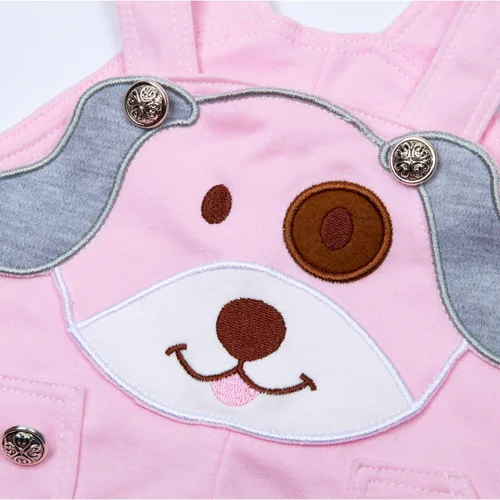 Vista 3 de Ropa de muñeca Reborn de 22 pulgadas, overol rosa para muñecas Reborn de 20-22 pulgadas, ropa de bebé niña, conjunto de 3 piezas