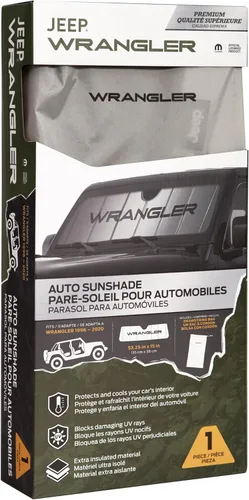 Vista 2 de Plasticolor 003956W01 parasol acordeón específico para Jeep Wrangler