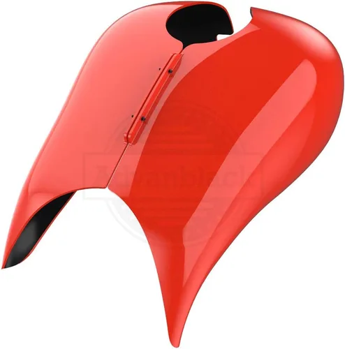 Vista 473 de Fundas de tanque estiradas para whisky ámbar con consola de tablero para Harley Touring Street Glide Road Glide 2014 2015 2016 2017 2018 2019 2020