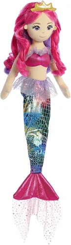 Vista 4 de Aurora® Enchanting Sea Sparkles™ Rainbow Fuchsia™ - Juego imaginativo - Compañeros mágicos - 18 pulgadas