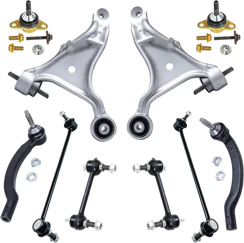 Vista 32 de Detroit Axle - Kit de suspensión frontal de 10 piezas para Dodge Avenger 2008-2014, Chrysler Sebring 2007-2010, 2 brazos de control inferiores, 2