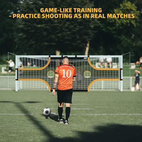 Vista 7 de MR Soccer Goal Target Sheet, Field Net, Professional Shooting Practice Aid