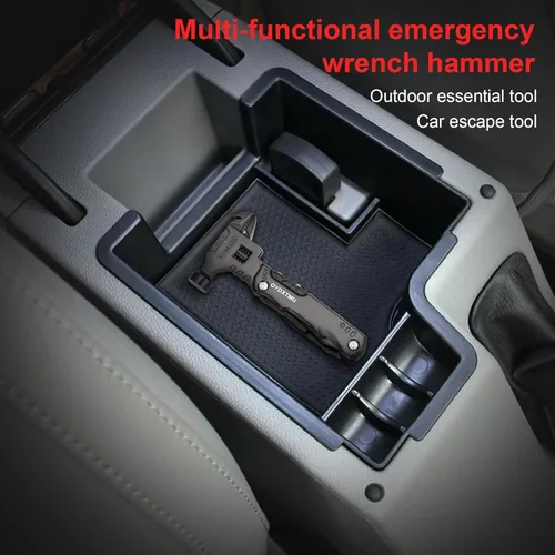 Vista 4 de Martillo multiherramienta 16 en 1, cuchillo de campamento con llave ajustable, destornillador, cortador de alambre, martillo, abrebotellas