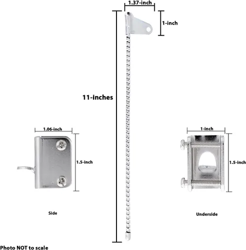 Vista 9 de United Pacific 70203 Sensores Cromados para Bordillo, Ajuste Universal, Ayuda a Prevenir Daños en el Bordillo, Bigotes para Bordillo, Evita Dañar