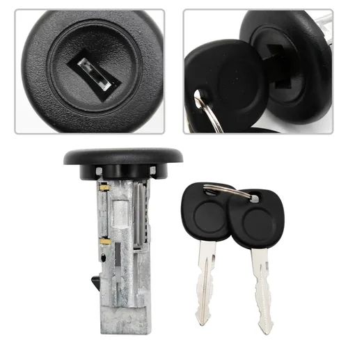 Vista 4 de EATAKWARD Interruptor de cilindro de bloqueo de encendido con llaves, repuesto para Chevy, Cadillac, Buick, GMC, Hummer, Pontiac y Bravada