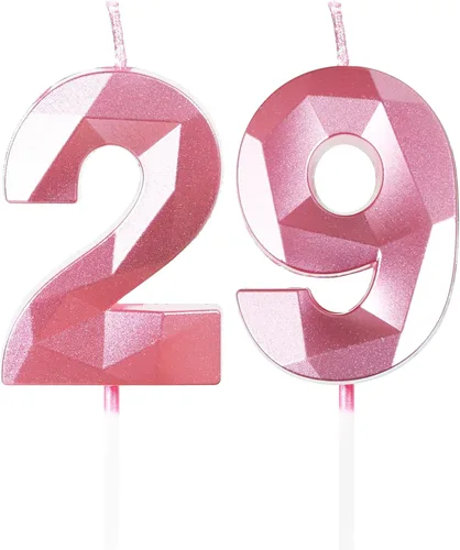 Vista 318 de Velas Número 1, Velas de Primer Cumpleaños, Vela Roja de Feliz Cumpleaños para Pastel, Decoraciones de Cobertura de Pastel de Diseño 3D para Niñas