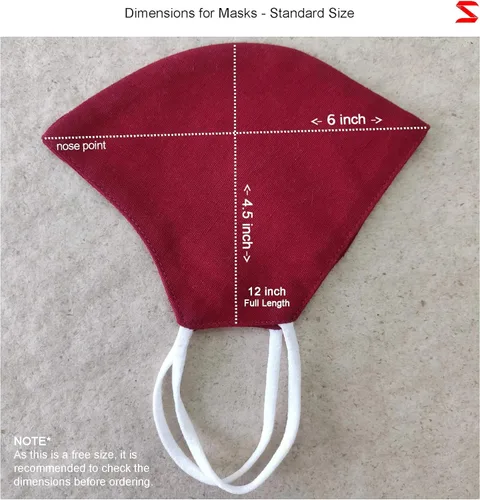 Vista 4 de SHASHE Paquete de 5 cubrebocas de lino y algodón, 3 capas, lavable, reutilizable