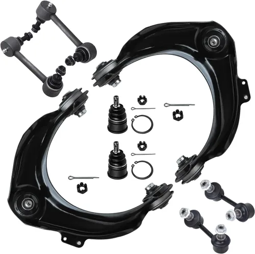 Vista 288 de Detroit Axle - Kit de brazos de control de extremo de 8 piezas para Toyota 2001-2003 Highlander 2002-2003 Camry Lexus ES300, 2 brazos de control