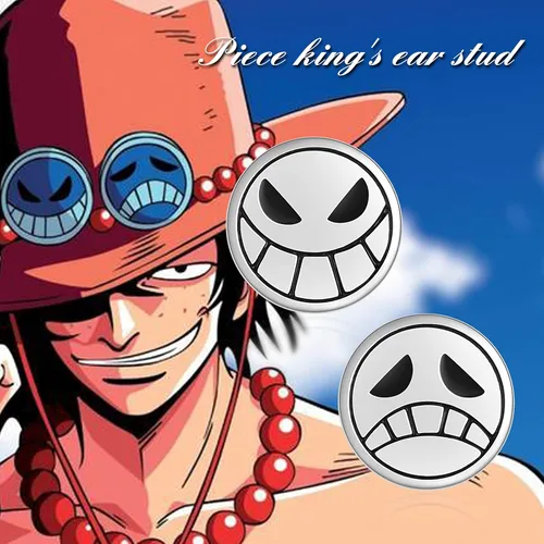 Vista 6 de POPLYKE Pendientes de anime de plata de ley 925 para mujer y hombre, Plata de ley, Plata de ley