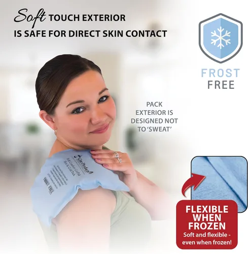 Vista 4 de Compresa para tratamiento Hot and Cold Core Products CorPak Soft Comfort - Fabricado en EE. UU., Azul, 1