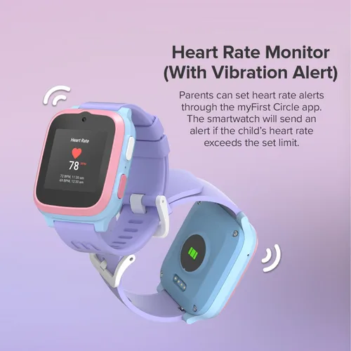 Vista 8 de myFirst Fone S3+ (versión de América del Norte) Reloj inteligente para niñas con datos ilimitados eSIM, rastreador GPS, videollamada de voz, cámara
