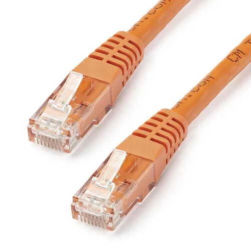 Vista 47 de StarTech. com Cable Ethernet CAT6 de 1 pie – Cable Ethernet CAT 6 Gigabit negro -650MHz 100W PoE++ RJ45 UTP moldeado Categoría 6 Network/Patch Cord