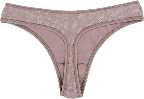 Vista 5 de KNITLORD - Juego de 6 tangas de mujer, ropa interior de algodón transpirable, hipster, bikini