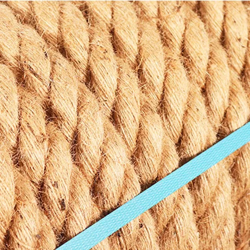 Vista 4 de Natural Jute Rope Twisted Hemp Rope for DIY Crafts, Hammock, Landscaping, Home Decorating, Hanging Swing, Tug War, Cat Scratching Post