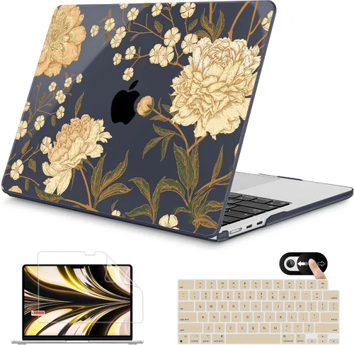 Vista 46 de Mektron Funda para laptop MacBook Air 2026 M5 de 13 pulgadas A3449 con pantalla de retina líquida de 13.6 pulgadas, compatible con 2025 A3240 M4