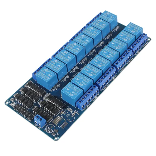 Vista 9 de Módulo de relé de estado sólido de 7 piezas, disparador de nivel alto/bajo para equipos de automatización de control industrial/inteligente - 3V, 1