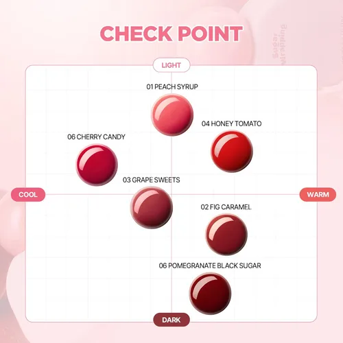 Vista 5 de lilybyred Sugar Wrapping Tint Gloss, 0.21 onzas, tinte labial vítreo coreano, acabado de esmalte suave, ligero y antiadherente, no se oscurece