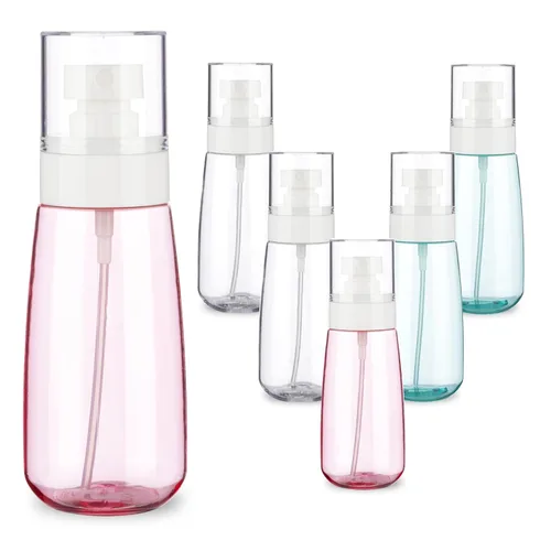 Vista 14 de Paquete de 3 botellas de spray pequeñas de 1 onza/1.0 fl oz, mini botellas de spray de plástico, botella de spray de viaje con niebla fina, pequeñas