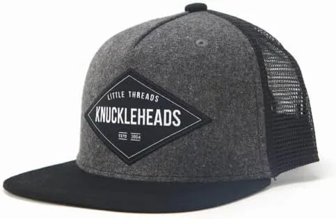 Vista 6 de Gorros de bebé - Gorra de béisbol, para recién nacidos, de ala plana, de malla, camionero, surf, patinaje, Bubba, Bro, ajustada, gorra de playa