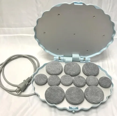 Vista 2 de Elección del terapeuta calentador de piedras calientes portátil con 12 piedras