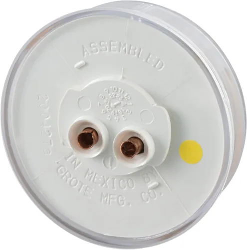 Vista 2 de Grote Lámpara, LED, 2-1/2 in, amarillo, lente transparente