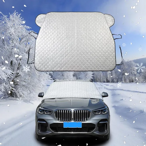 Vista 15 de Cubierta de nieve para parabrisas para Land Rover Discovery 5 2017-2025, cubierta de nieve para automóvil, parasol para parabrisas delantero