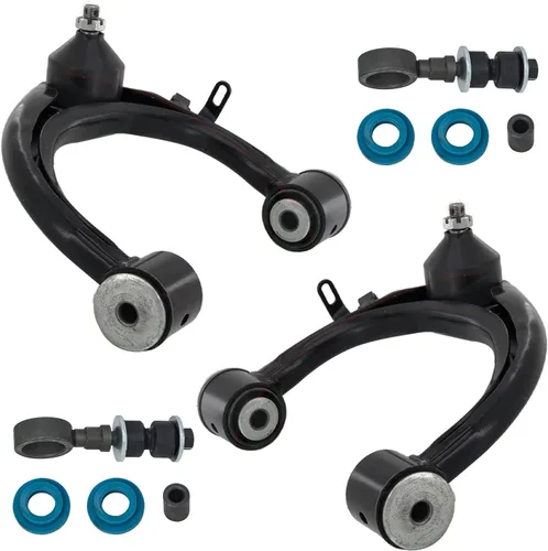 Vista 76 de Detroit Axle - 4 brazos de control traseros para Ford C-Max Focus Mazda 3 5 Volvo C30 C70 S40 V50, 4 brazos de control superior e inferior