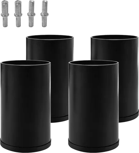Vista 20 de Patas de metal de 2 pulgadas de repuesto para base de cama ajustable eléctrica, tornillo no ajustable en patas cortas