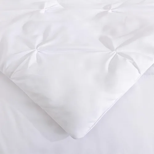 Vista 9 de Chezmoi Collection - Juego de ropa de cama modelo Sydney, 7 piezas, con pliegues decorativos Negro