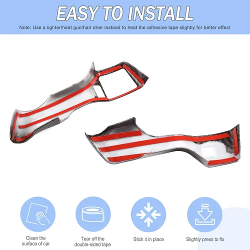 Vista 4 de Aunginsy Cubierta de panel de botón de consola central compatible con Toyota Tundra/Sequoia 2014-2021 Tacoma 2016-2023 4Runner 2010-2013 Panel