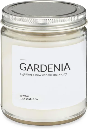 Vista 5 de 1OAK Gardenia Vela - Velas perfumadas de cera de soja - Vela Premium de larga duración vertida a mano (7 oz.)